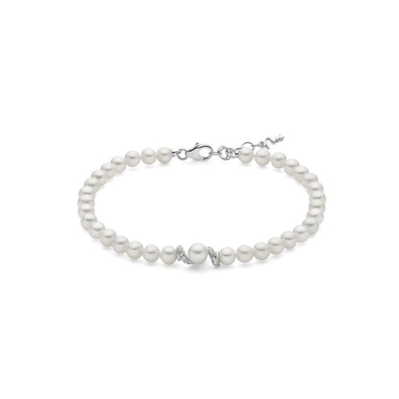 Bracelet Miluna Woman in Silver Perla PBR3800 - PBR3800